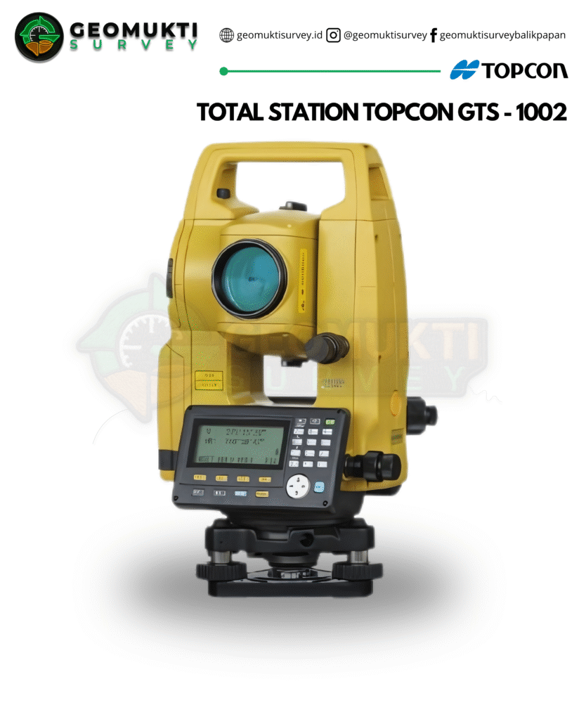 Jual, Sewa, Service, Kalibrasi TOTAL STATION TOPCON GTS-1002 Di Balikpapan Hubungi : 0821-9711-2035 GEOMUKTI SURVEY